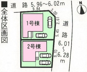 アーネスト半田市宮本町全2棟2号配置