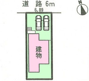 アーネスト刈谷半田市乙川稗田町配置図