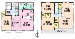 東栄花園3号棟間取り