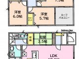 東海市加木屋町第28　新築分譲住宅　全３棟　１号棟