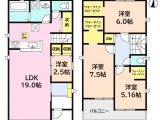 知多市原　新築分譲住宅　全３棟　２号棟