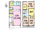 半田市東雲町の家　新築分譲住宅　全3棟　E号棟