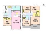 常滑市白山町　新築分譲住宅　全２棟　１号棟