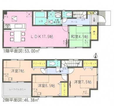 常滑市大谷１号棟間取