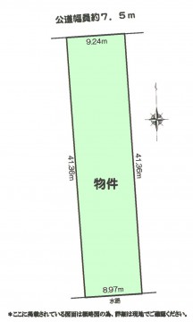 土地の区画図